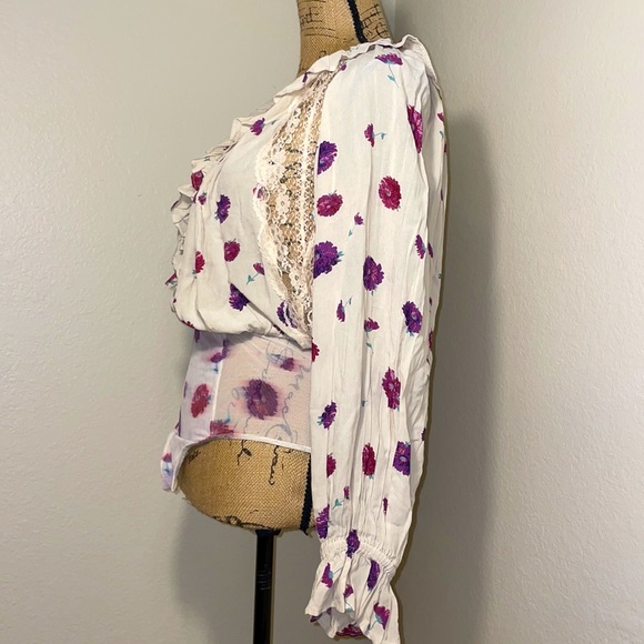 Free People Poppy Printed Bodysuit - Picture 5 of 16